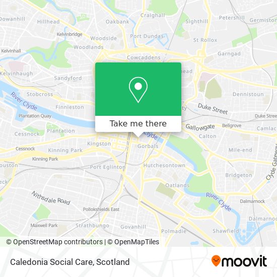 Caledonia Social Care map