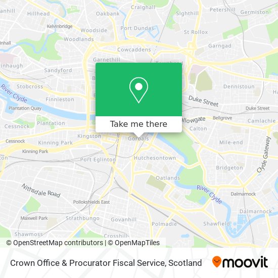 Crown Office & Procurator Fiscal Service map