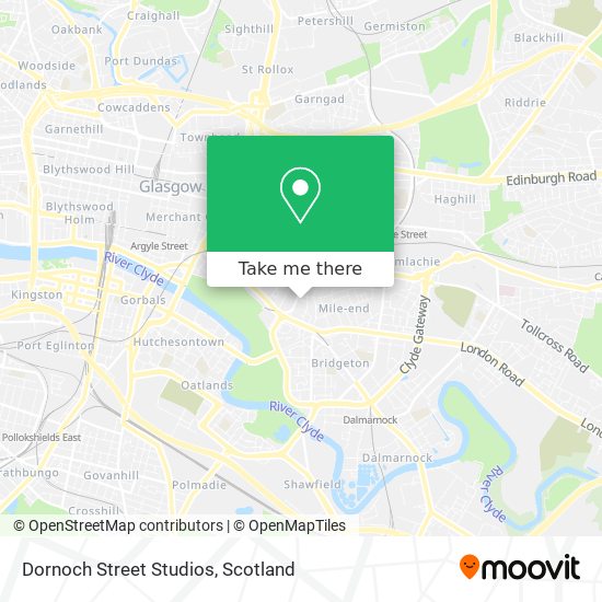 Dornoch Street Studios map