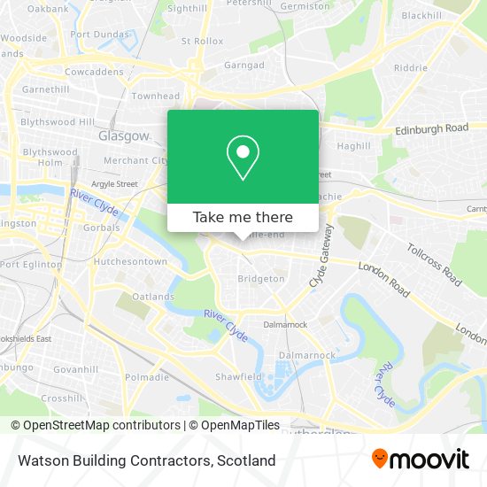 Watson Building Contractors map