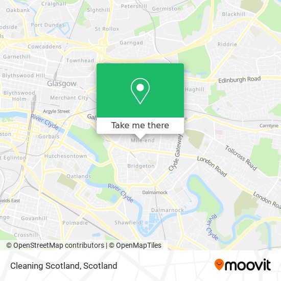 Cleaning Scotland map