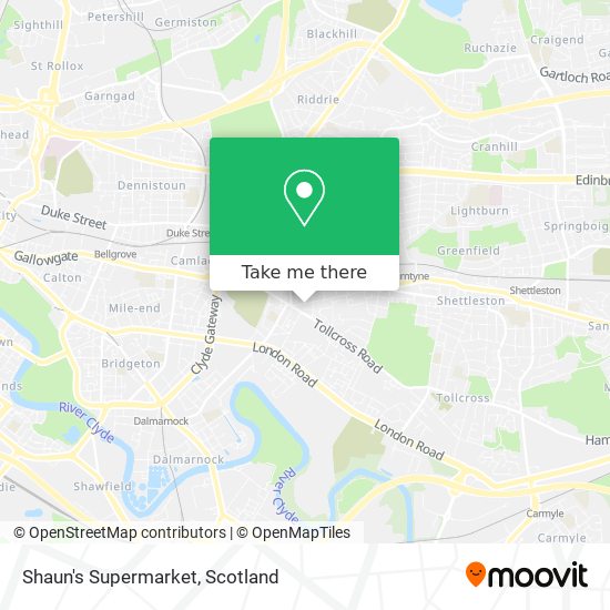 Shaun's Supermarket map