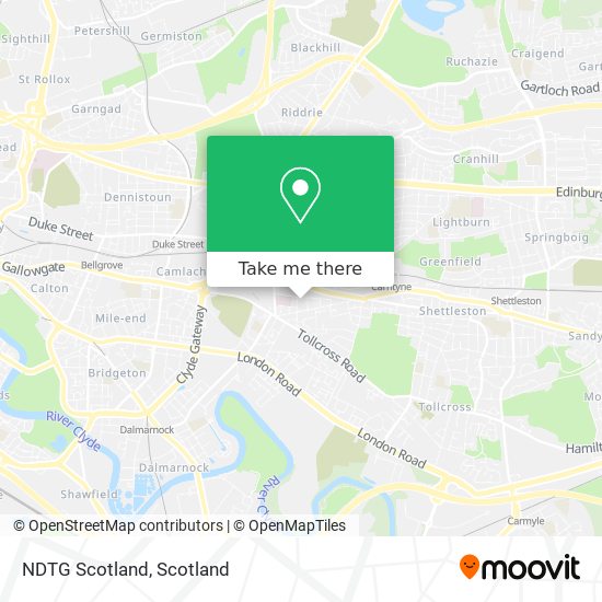 NDTG Scotland map