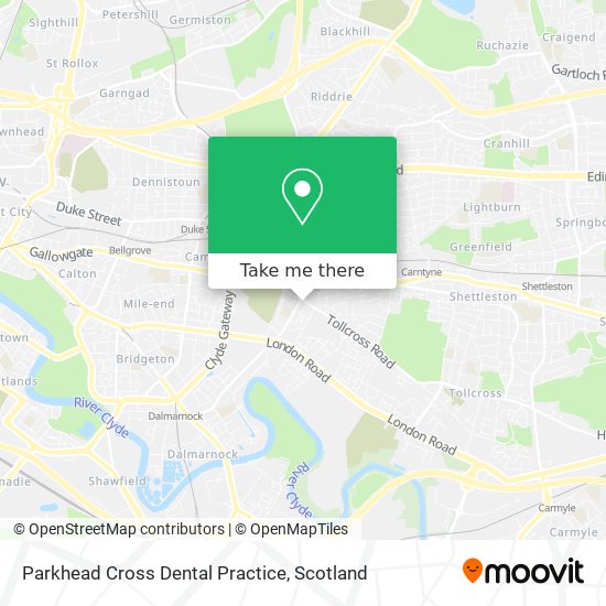 Parkhead Cross Dental Practice map