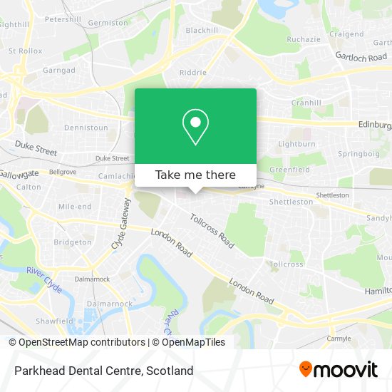 Parkhead Dental Centre map