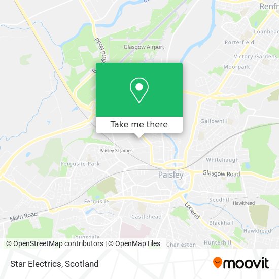 Star Electrics map