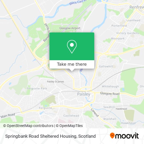 Springbank Road Sheltered Housing map