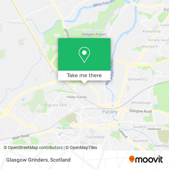 Glasgow Grinders map