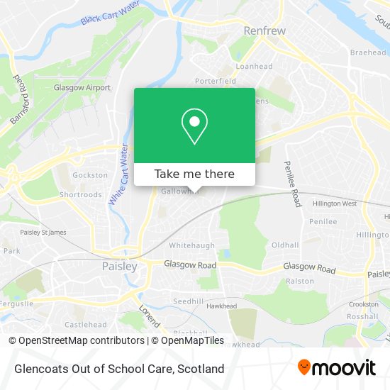 Glencoats Out of School Care map