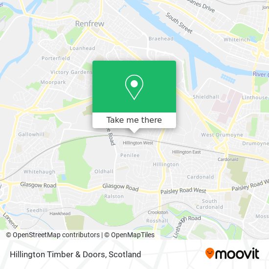 Hillington Timber & Doors map