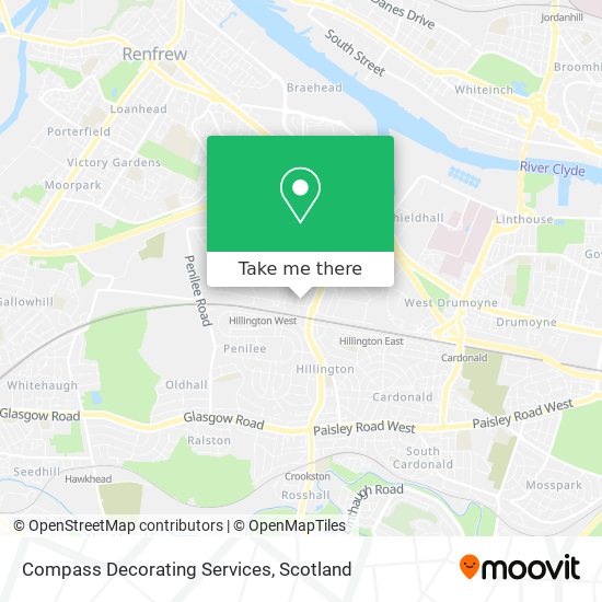 Compass Decorating Services map