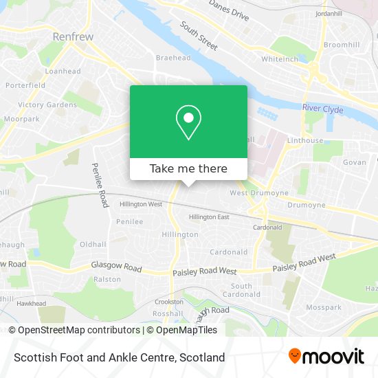 Scottish Foot and Ankle Centre map