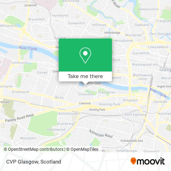 CVP Glasgow map