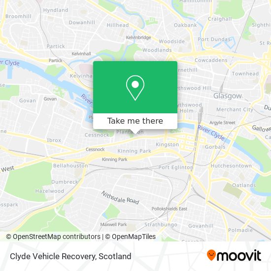 Clyde Vehicle Recovery map
