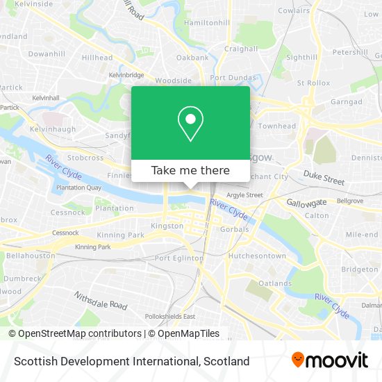 Scottish Development International map