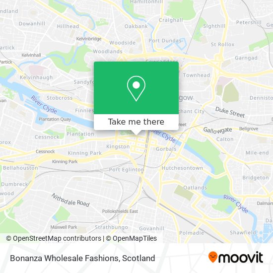 Bonanza Wholesale Fashions map