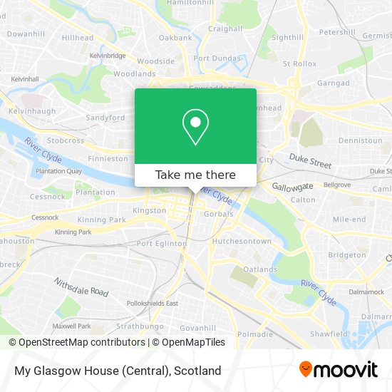 My Glasgow House (Central) map