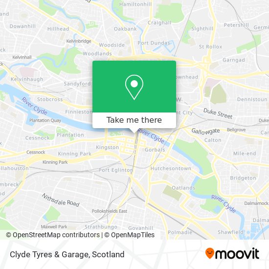 Clyde Tyres & Garage map