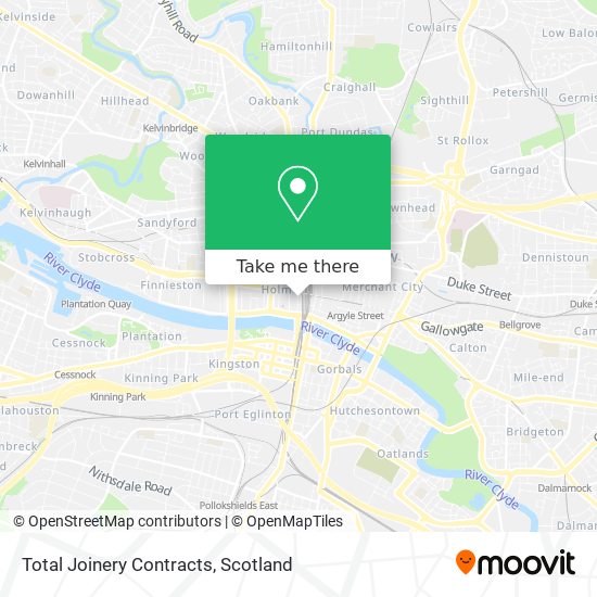 Total Joinery Contracts map