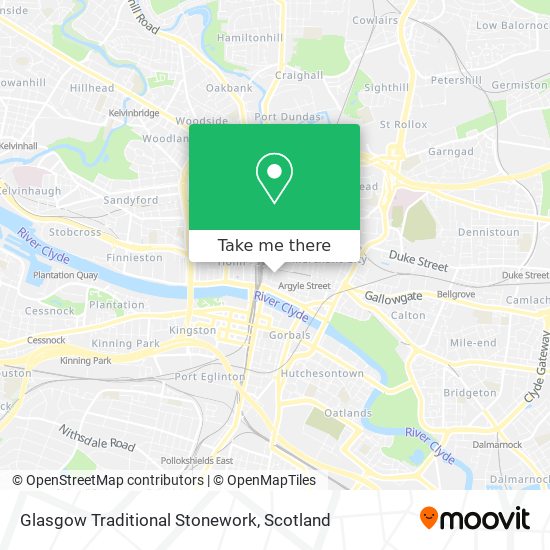 Glasgow Traditional Stonework map
