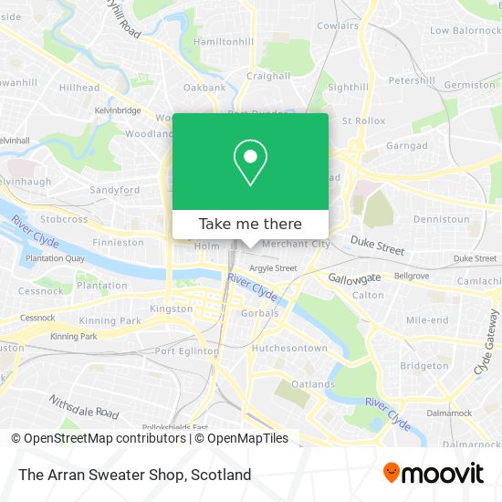 The Arran Sweater Shop map