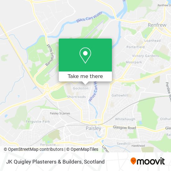 JK Quigley Plasterers & Builders map