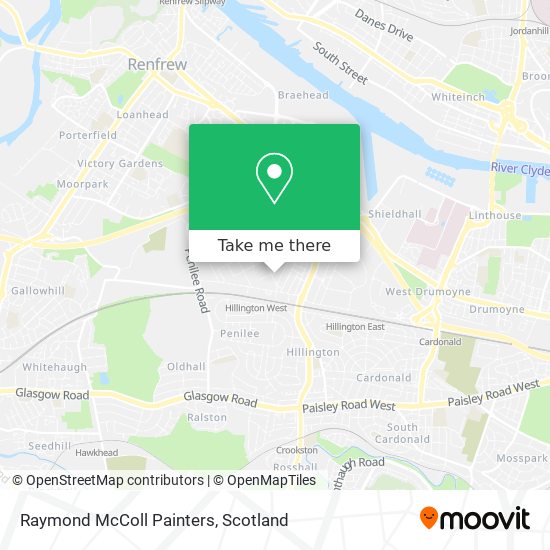 Raymond McColl Painters map