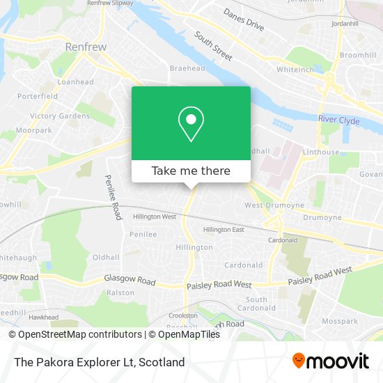 The Pakora Explorer Lt map