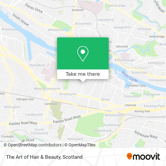 The Art of Hair & Beauty map