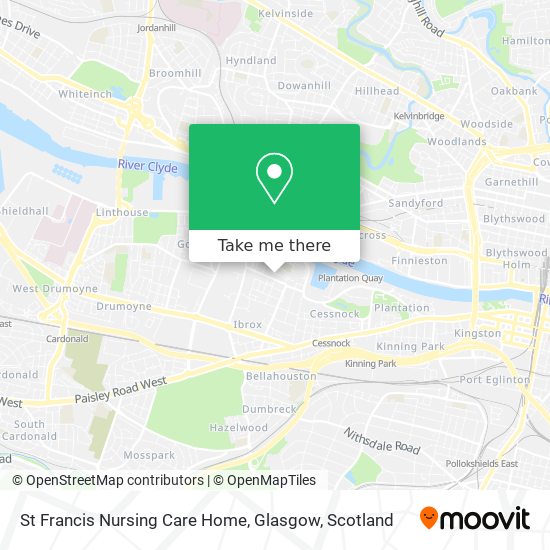 St Francis Nursing Care Home, Glasgow map