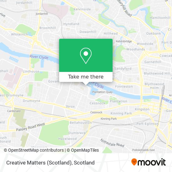 Creative Matters (Scotland) map