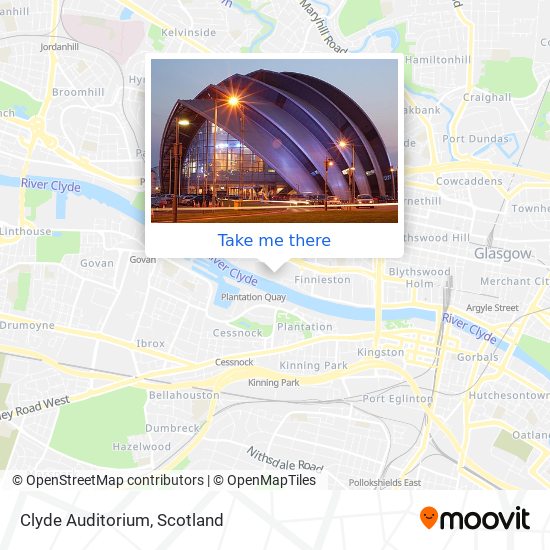 Clyde Auditorium map