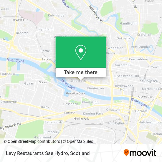 Levy Restaurants Sse Hydro map