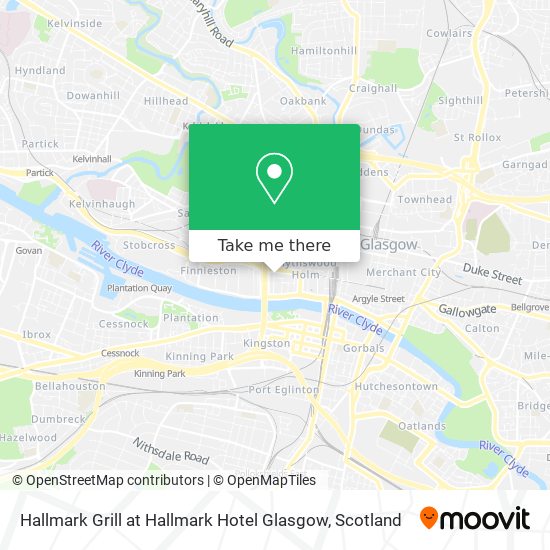 Hallmark Grill at Hallmark Hotel Glasgow map