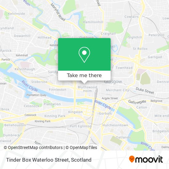 Tinder Box Waterloo Street map