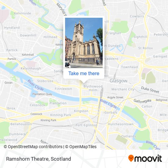 Ramshorn Theatre map