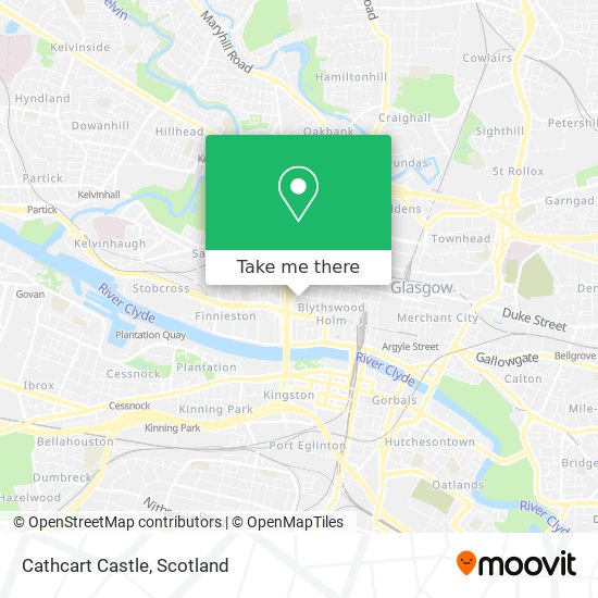 Cathcart Castle map