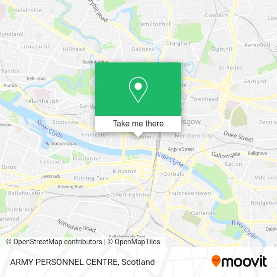 ARMY PERSONNEL CENTRE map