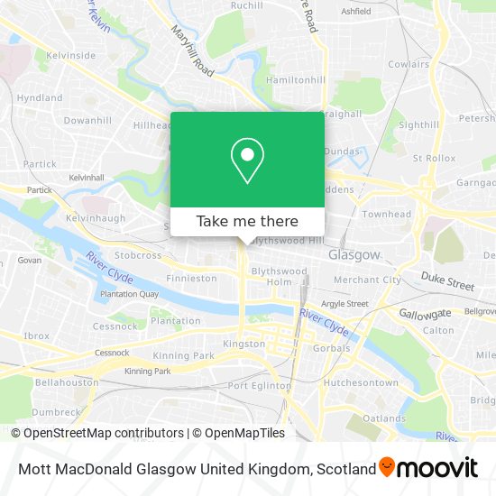 Mott MacDonald Glasgow United Kingdom map