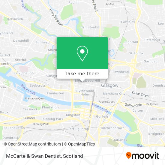 McCarte & Swan Dentist map