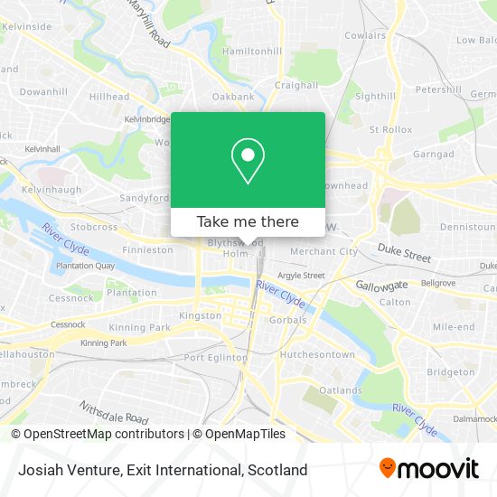 Josiah Venture, Exit International map