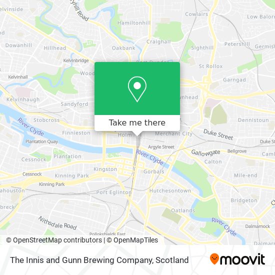 The Innis and Gunn Brewing Company map