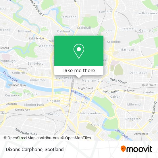 Dixons Carphone map