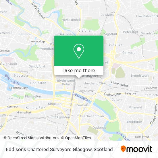 Eddisons Chartered Surveyors Glasgow map
