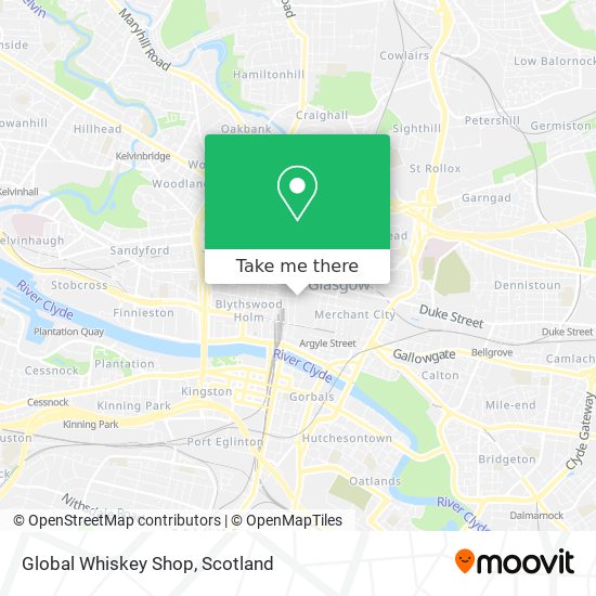 Global Whiskey Shop map