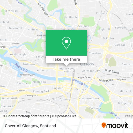 Cover-All Glasgow map