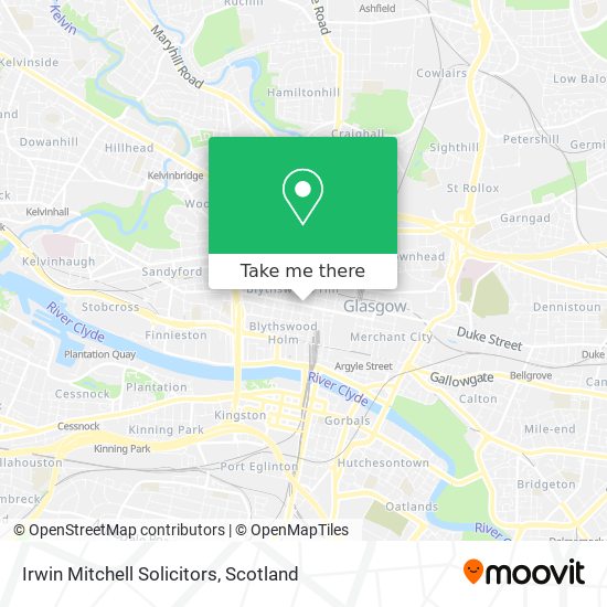 Irwin Mitchell Solicitors map