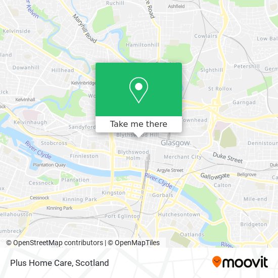 Plus Home Care map