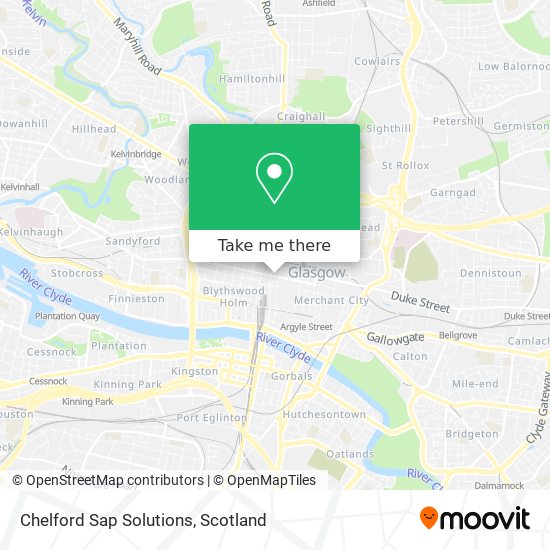 Chelford Sap Solutions map