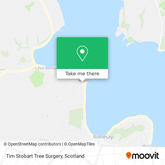 Tim Stobart Tree Surgery map